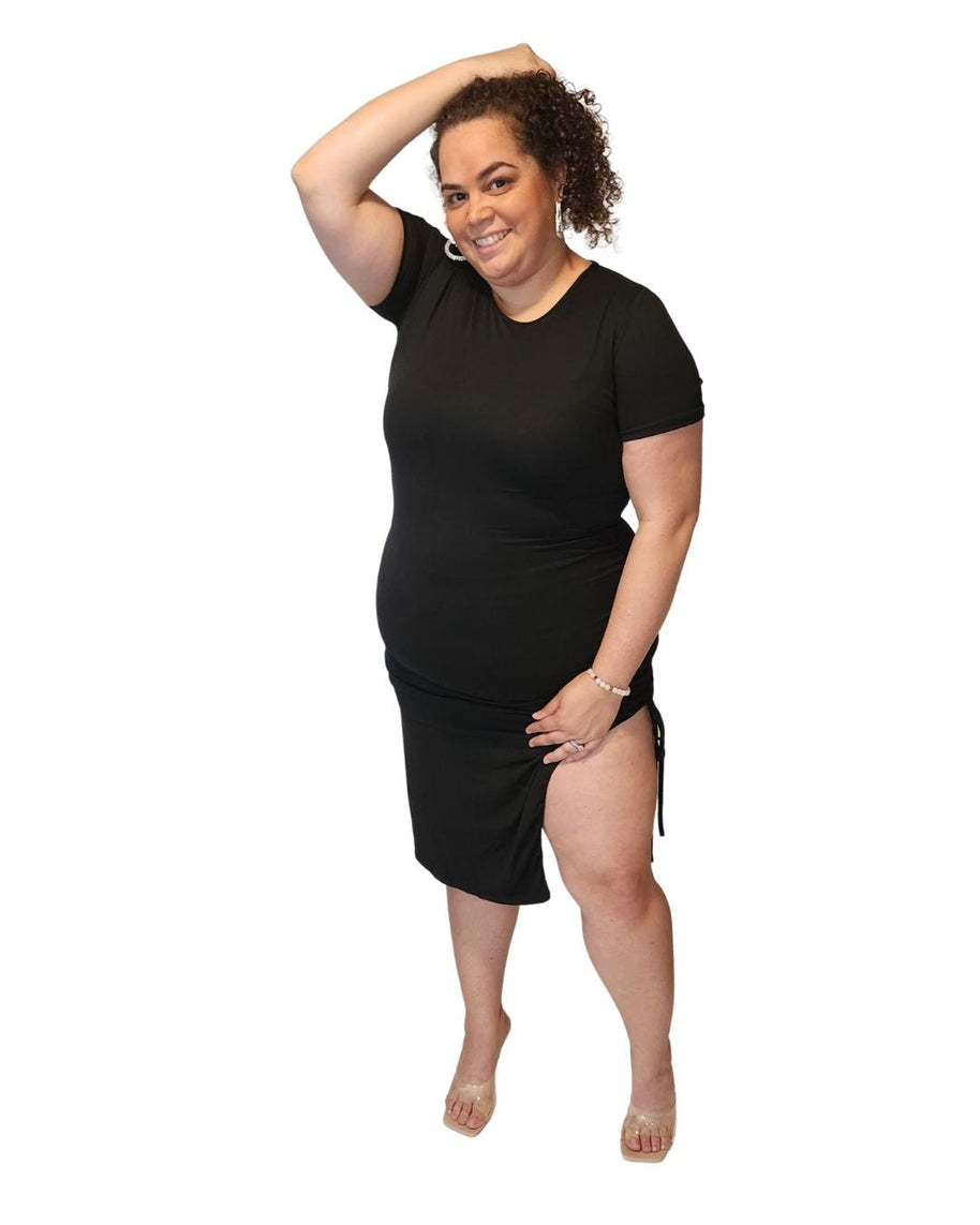 Ready for whatever ruched dress - CianniJ's Clothing