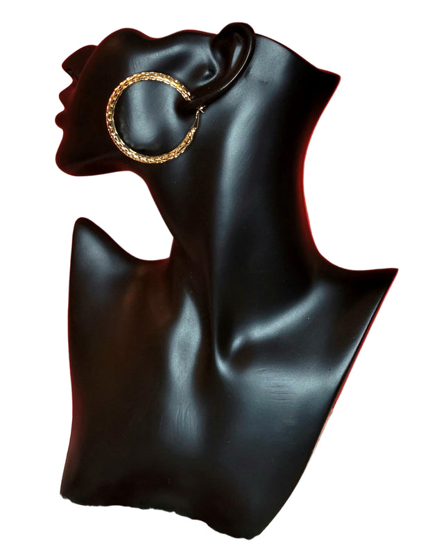 Simply gold earrings