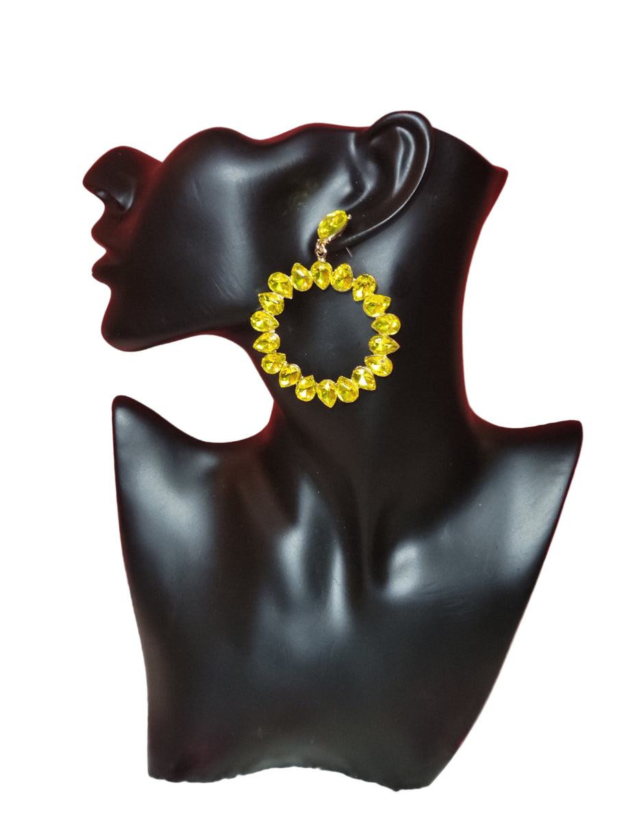 Sunflower earrings