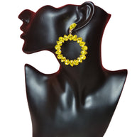 Sunflower earrings