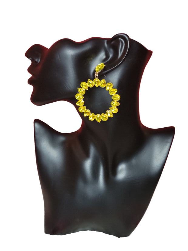 Sunflower earrings