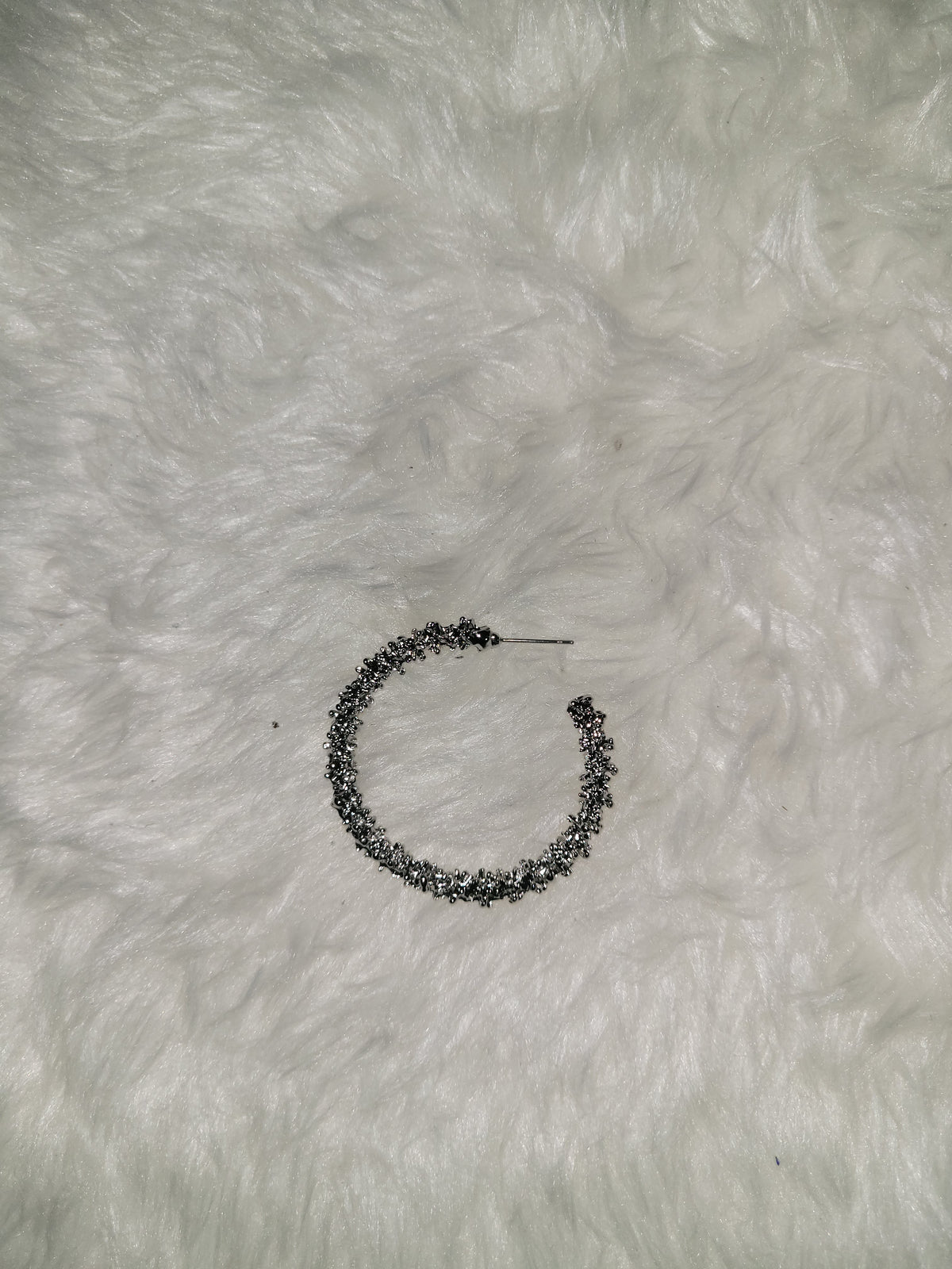 Ripple silver hoops - CianniJ's Clothing