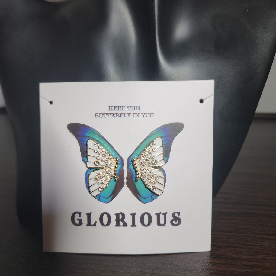 Glorious butterfly earrings - CianniJ's Clothing