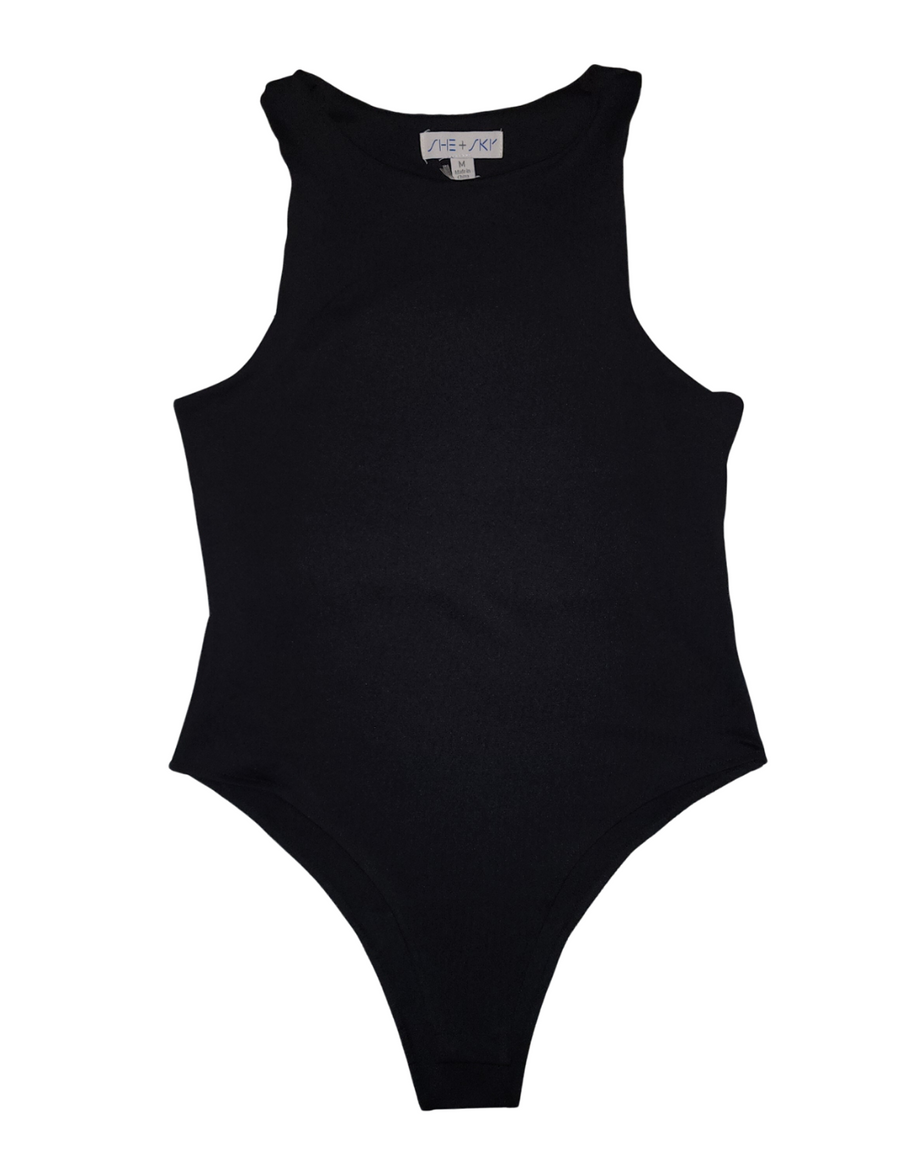 Sky Black Bodysuit - CianniJ's Clothing