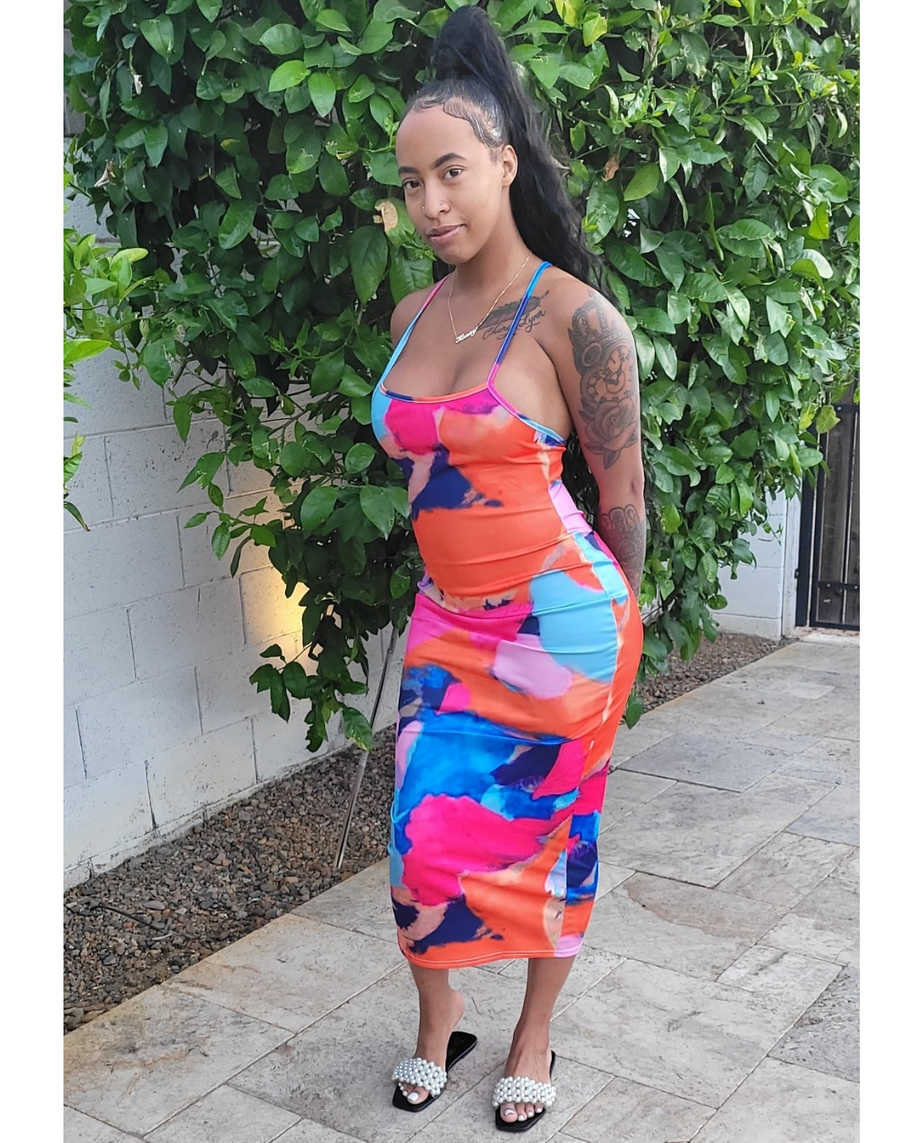 Catch My Vibes Maxi Dress - CianniJ's Clothing