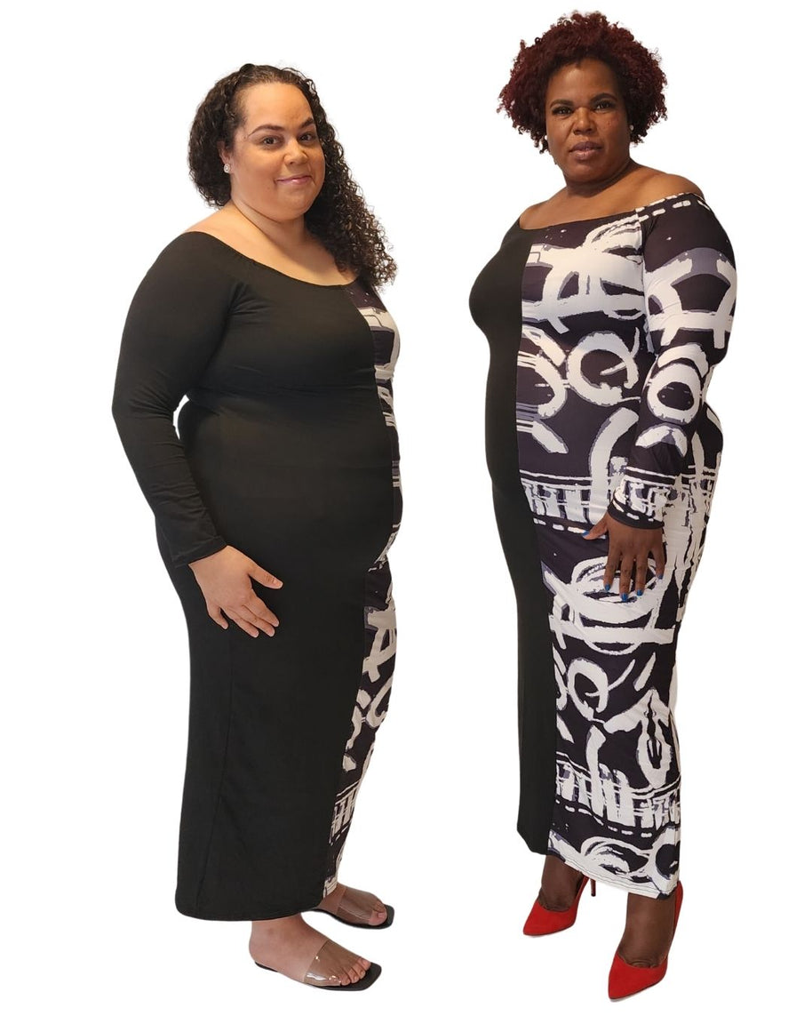 Curvy Grown & Sexy Maxi dress - CianniJ's Clothing