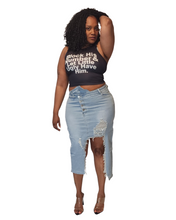Load image into Gallery viewer, Block him crop top
