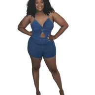 Call me denim romper - CianniJ's Clothing