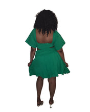Load image into Gallery viewer, Life of the party green dress
