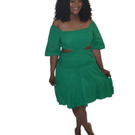 Life of the party green dress - CianniJ's Clothing