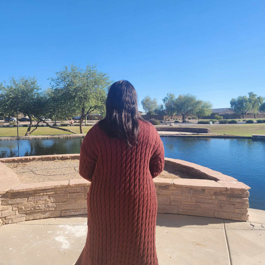 Belle Brown Cardigan - CianniJ's Clothing