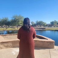 Belle Brown Cardigan - CianniJ's Clothing