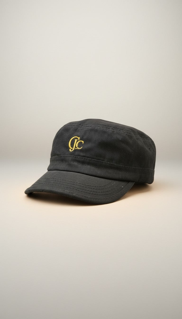 CJC Black Military Hat