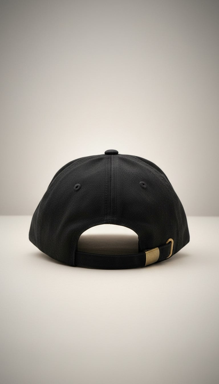 CJC Black Twill Hat