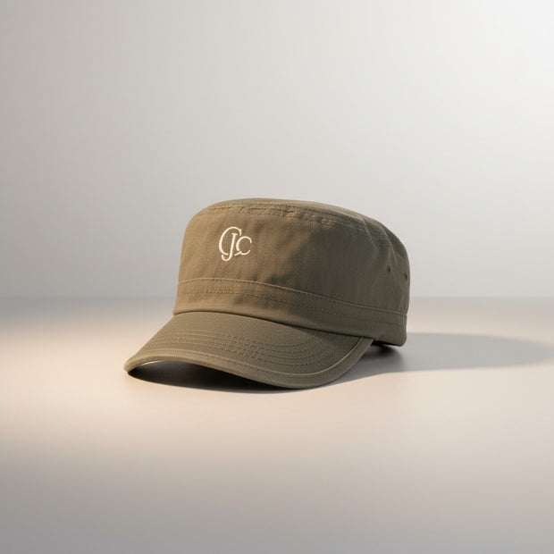 CJC Olive Military Cap