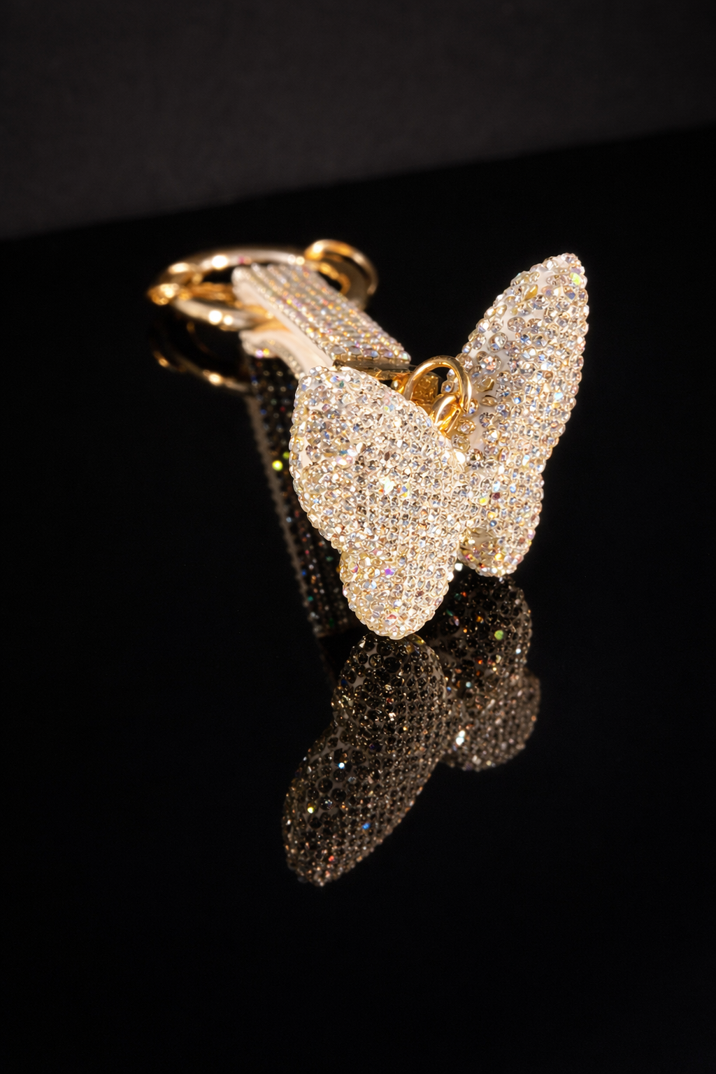 Aurora Butterfly Keychain & Purse Charm