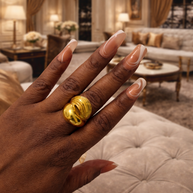 Ripple Gold Ring