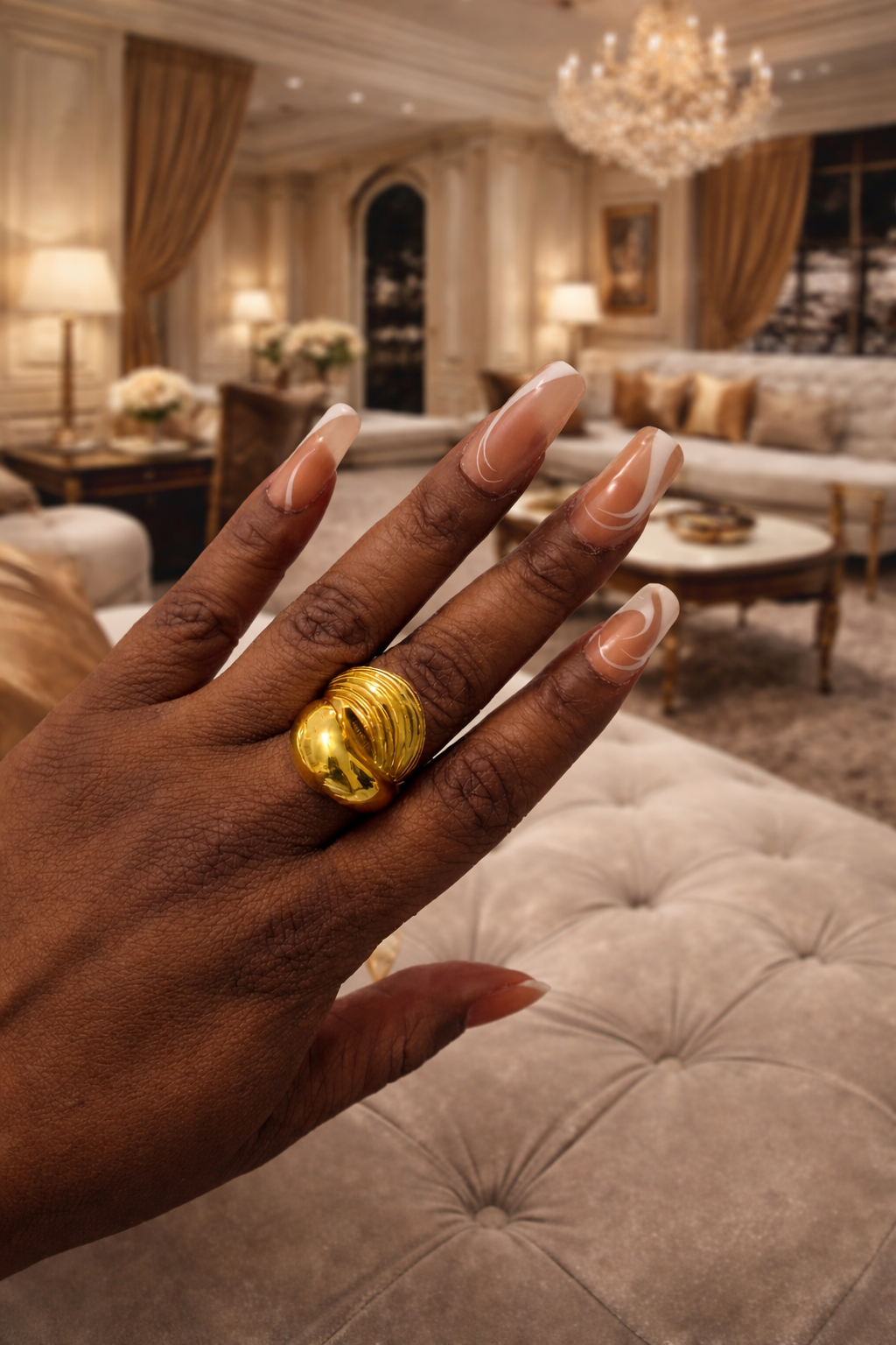Ripple Gold Ring