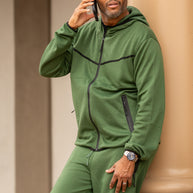 Chill Mode Olive Sweatsuit