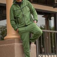 Chill Mode Olive Sweatsuit