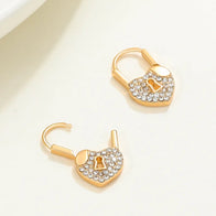 Locked in Love Earrings