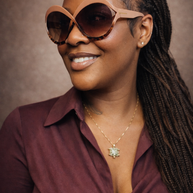 Mauve Muse Oversized Sunglasses