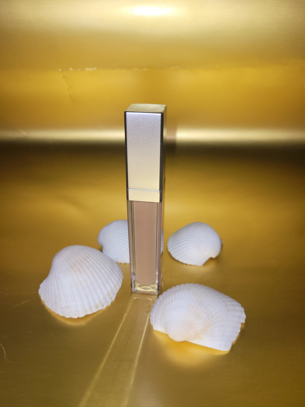 Nude gloss with mirror and LED light