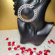 Rhinestone linked Hoops - CianniJ's Clothing