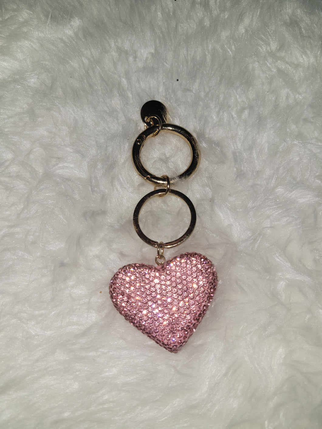 Pink Heart Key Chain